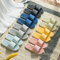 Health Care PVC Bathroom Slippers with Massage Soft and Comfortable Couples Health Slippers